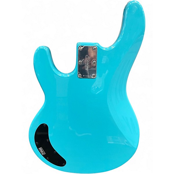 Used Sterling by Music Man RAY2 Electric Blue Electric Bass Guitar