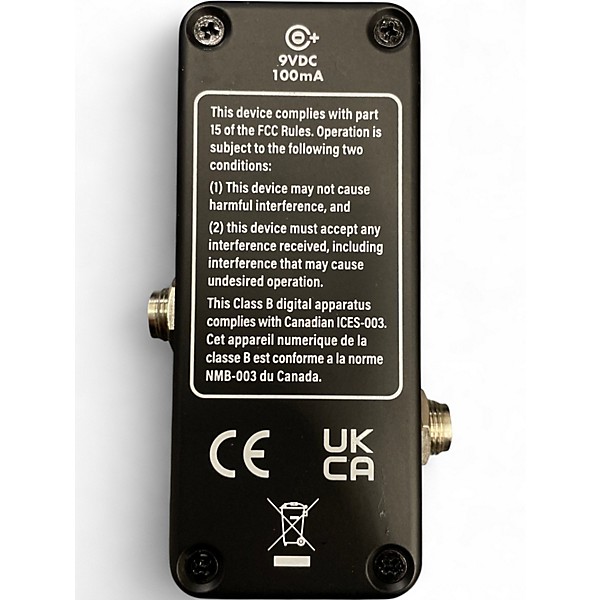 Used Electro-Harmonix OCEANS 3-VERB Effect Pedal