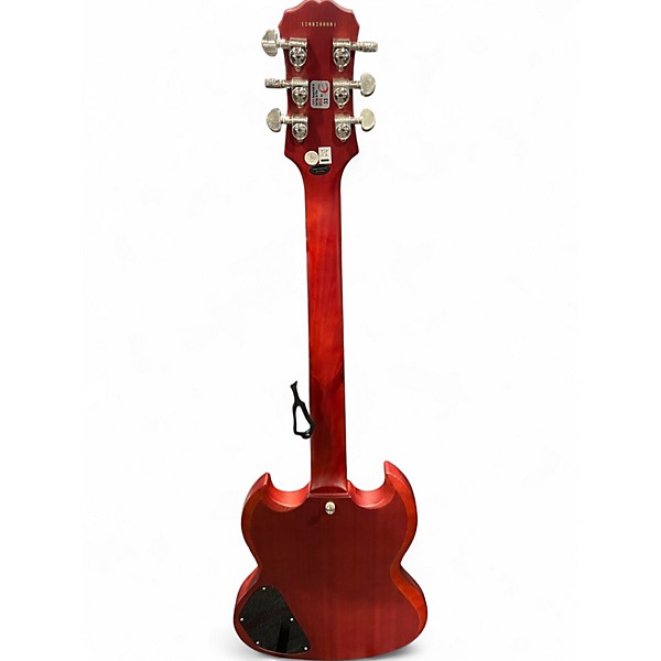 Used Epiphone SG Standard Worn Cherry Solid Body Electric Guitar