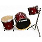 Used SONOR 3 Piece SESSION NORTH AMERICAN MAPLE WITH 200 SERIES TOM STAND CHERRY MAHOGANY Drum Kit thumbnail