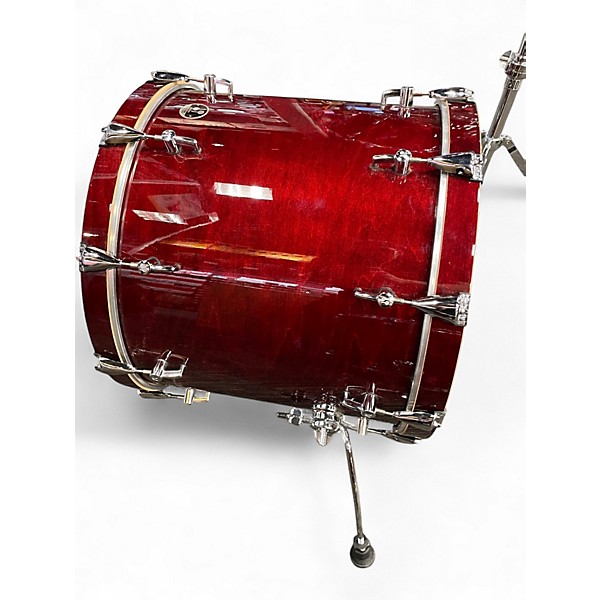 Used SONOR 3 Piece SESSION NORTH AMERICAN MAPLE WITH 200 SERIES TOM STAND CHERRY MAHOGANY Drum Kit