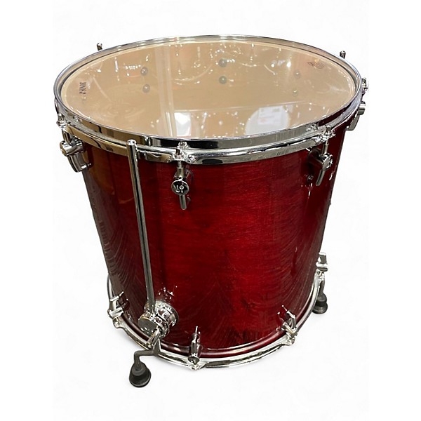 Used SONOR 3 Piece SESSION NORTH AMERICAN MAPLE WITH 200 SERIES TOM STAND CHERRY MAHOGANY Drum Kit
