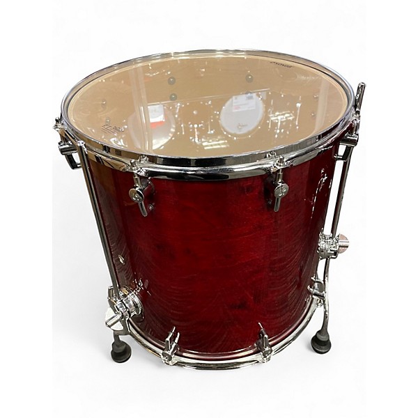 Used SONOR 3 Piece SESSION NORTH AMERICAN MAPLE WITH 200 SERIES TOM STAND CHERRY MAHOGANY Drum Kit