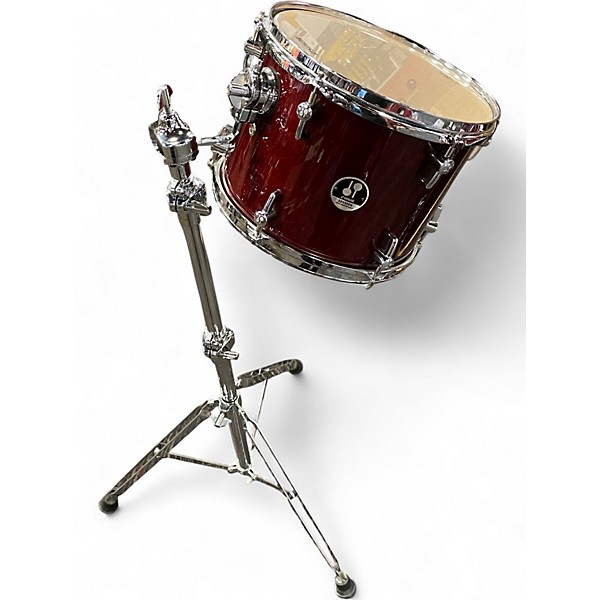 Used SONOR 3 Piece SESSION NORTH AMERICAN MAPLE WITH 200 SERIES TOM STAND CHERRY MAHOGANY Drum Kit