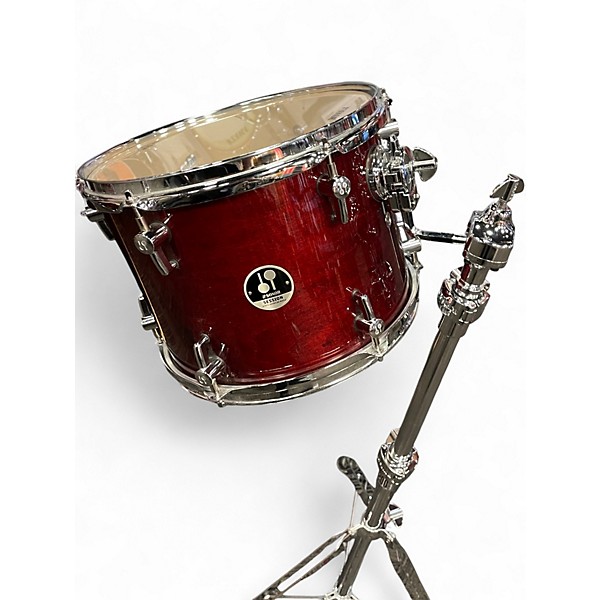 Used SONOR 3 Piece SESSION NORTH AMERICAN MAPLE WITH 200 SERIES TOM STAND CHERRY MAHOGANY Drum Kit