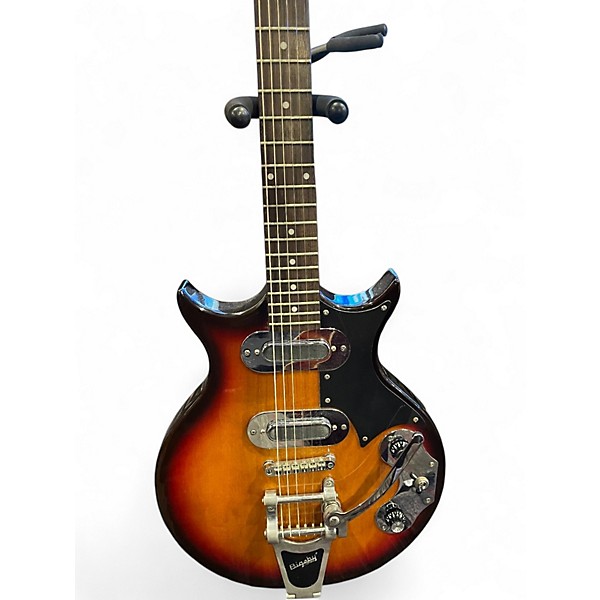 Used Eastwood Marksman V 2 Color Sunburst Solid Body Electric Guitar