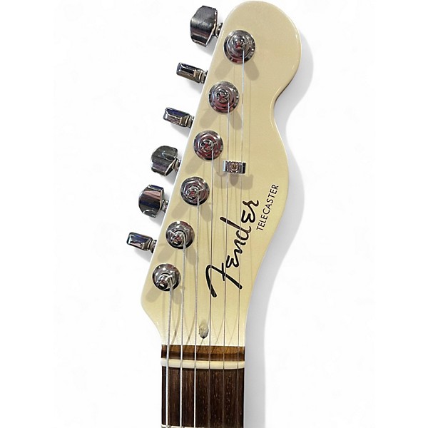 Used Fender SHOWCASE TELECASTER WHITE PEARL Solid Body Electric Guitar