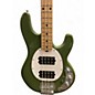 Used Sterling by Music Man RAY4 HH OLIVE GREEN Electric Bass Guitar