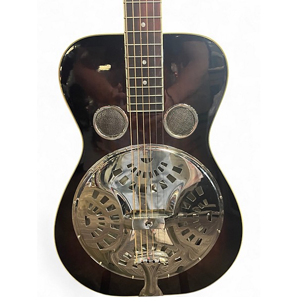 Used Recording King RR-36S-VS Maxwell Series Square Neck Vintage Sunburst Resonator Guitar