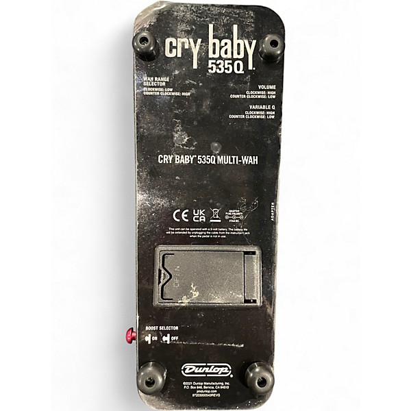 Used Dunlop Crybaby Multi Wah Effect Pedal
