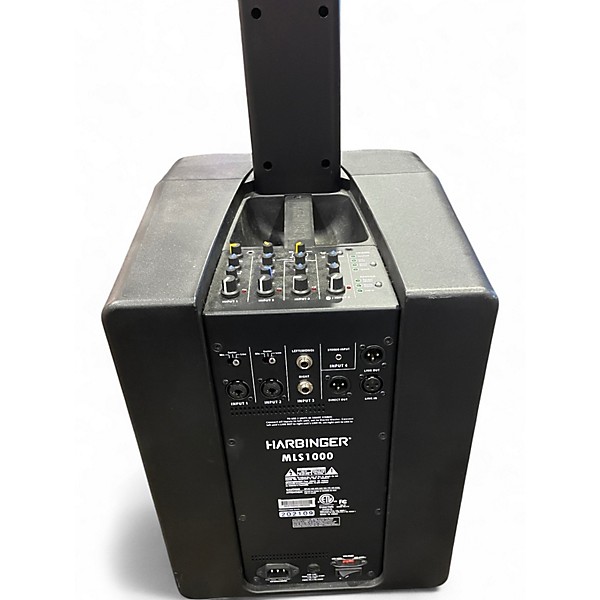 Used Harbinger MLS 1000 Line Array PA System Powered Speaker
