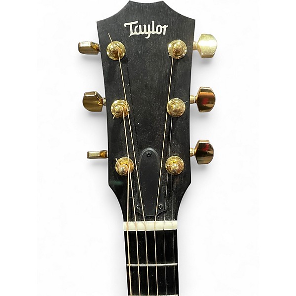 Used Taylor 214CE Deluxe Natural Acoustic Electric Guitar