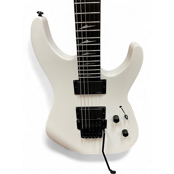 Used ESP LTD M1000 White Solid Body Electric Guitar