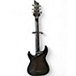 Used Schecter Guitar Research Hellraiser C1 Hybrid Trans Black Solid Body Electric Guitar
