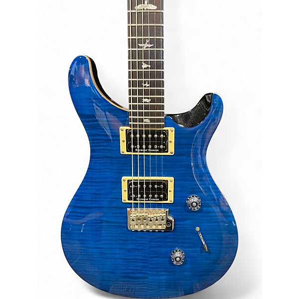 Used PRS SE Custom 24 Lake Blue Solid Body Electric Guitar