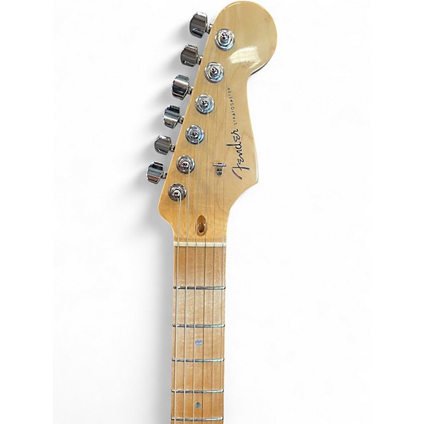 Used Fender AM DELXUE STRATOCASTER SUNBURST Solid Body Electric Guitar