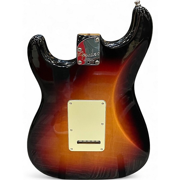 Used Fender AM DELXUE STRATOCASTER SUNBURST Solid Body Electric Guitar