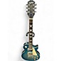 Used Epiphone Les Paul Traditional Pro IV Ocean Blue Burst Solid Body Electric Guitar thumbnail