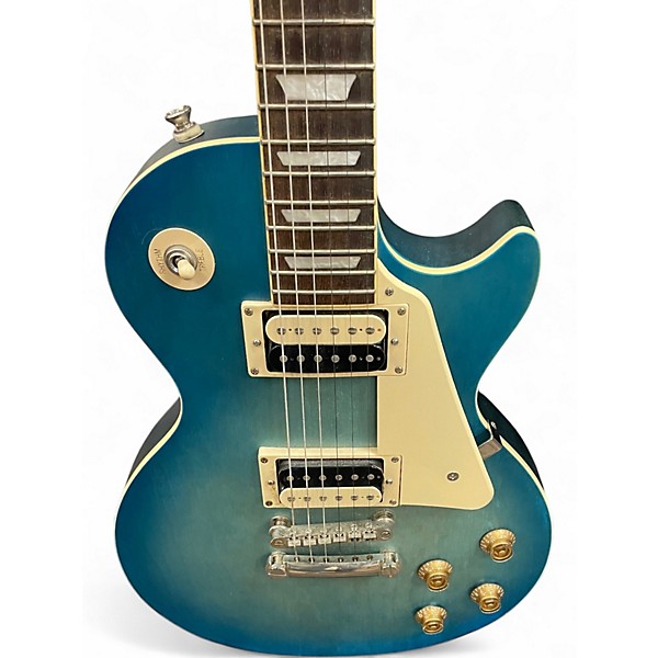 Used Epiphone Les Paul Traditional Pro IV Ocean Blue Burst Solid Body Electric Guitar