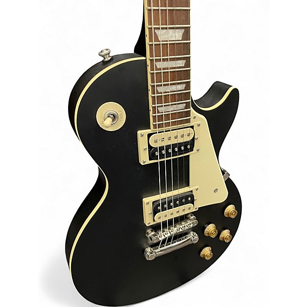 Used Epiphone Les Paul Traditional Pro IV Black Solid Body Electric Guitar
