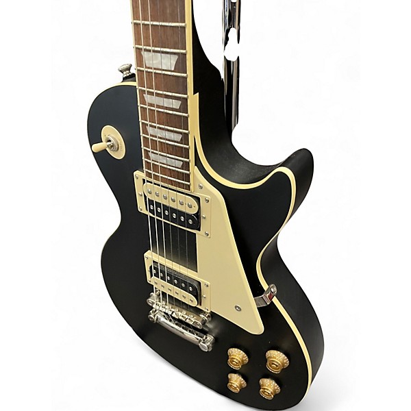 Used Epiphone Les Paul Traditional Pro IV Black Solid Body Electric Guitar