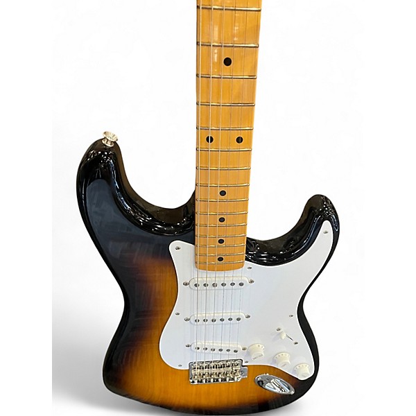 Used Fender 70th Anniversary American Vintage II 1954 Stratocaster 2 Color Sunburst Solid Body Electric Guitar