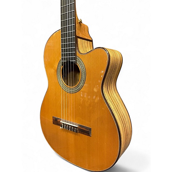 Used Lucero LC235SCE Natural Classical Acoustic Electric Guitar