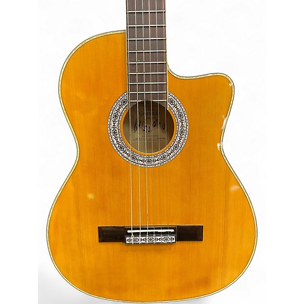 Used Esteban G100 Natural Classical Acoustic Electric Guitar