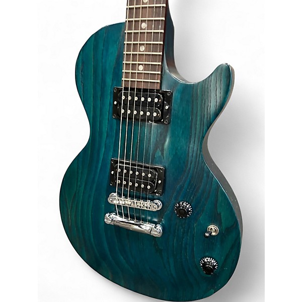 Used 2017 Gibson S Series Denim Blue Solid Body Electric Guitar
