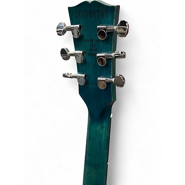 Used 2017 Gibson S Series Denim Blue Solid Body Electric Guitar