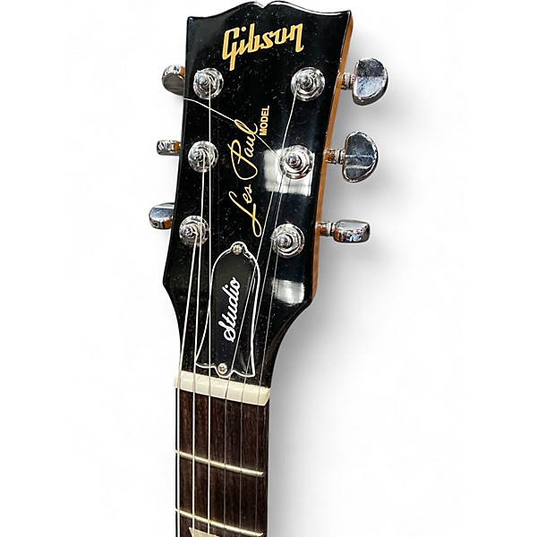 Used Gibson Les Paul Studio Natural Solid Body Electric Guitar