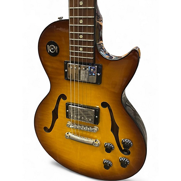 Used Gibson Les Paul Special II Tobacco Burst Hollow Body Electric Guitar