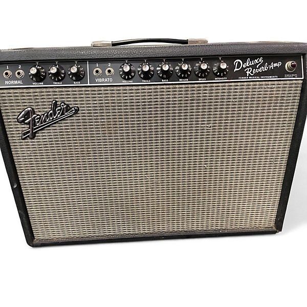 Used Fender 1965 Reissue Deluxe Reverb 22W Tube Guitar Combo Amp