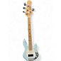 Used Sterling by Music Man Short Scale Blue Electric Bass Guitar thumbnail