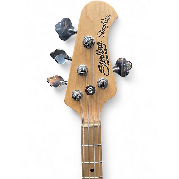 Used Sterling by Music Man Short Scale Blue Electric Bass Guitar