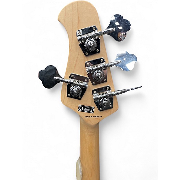 Used Sterling by Music Man Short Scale Blue Electric Bass Guitar