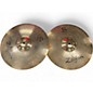 Used Zildjian 14in Rock Hi Hat Pair Cymbal thumbnail
