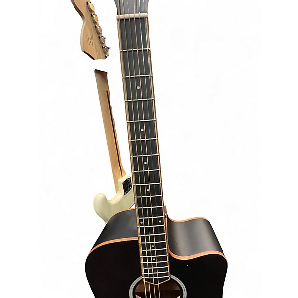 Used Vangoa VGE1 Black Acoustic Guitar