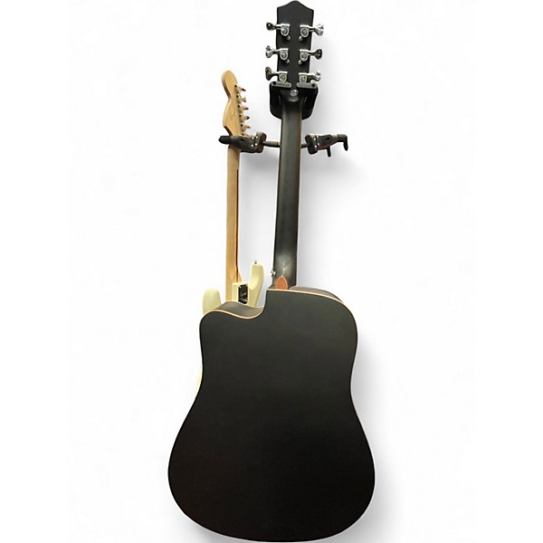 Used Vangoa VGE1 Black Acoustic Guitar