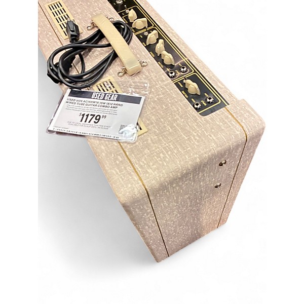 Used VOX AC15HW1X 15W 1x12 Hand Wired Tube Guitar Combo Amp