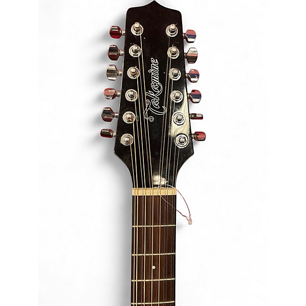 Used Takamine GD30CE-12 Black 12 String Acoustic Electric Guitar