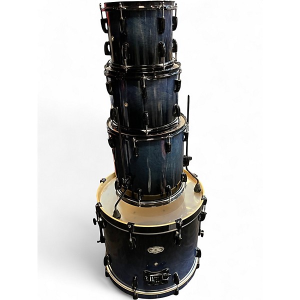 Used Pearl 4 Piece Vision BLUE Drum Kit