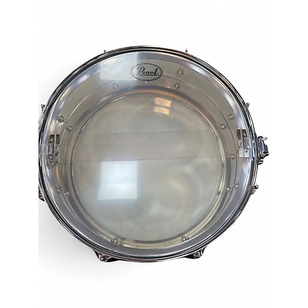 Used Pearl 4X14 Sensitone Snare Chrome Silver Drum