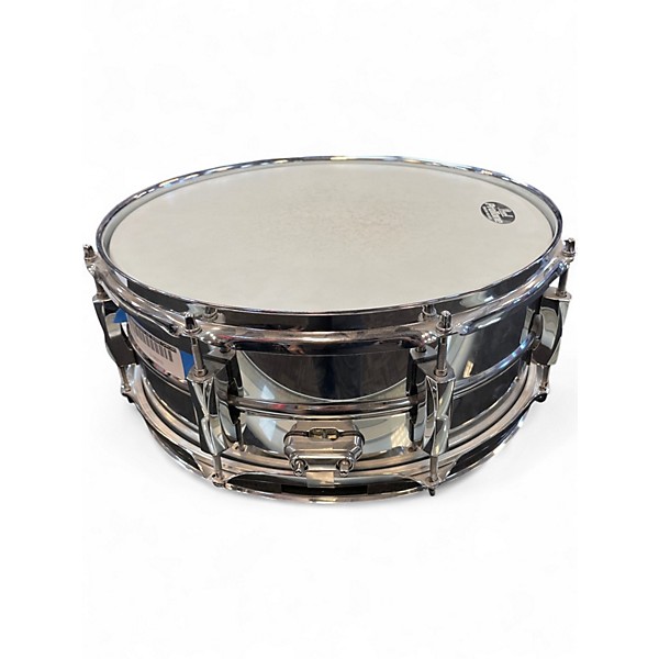 Used Pearl 4X14 Sensitone Snare Chrome Silver Drum