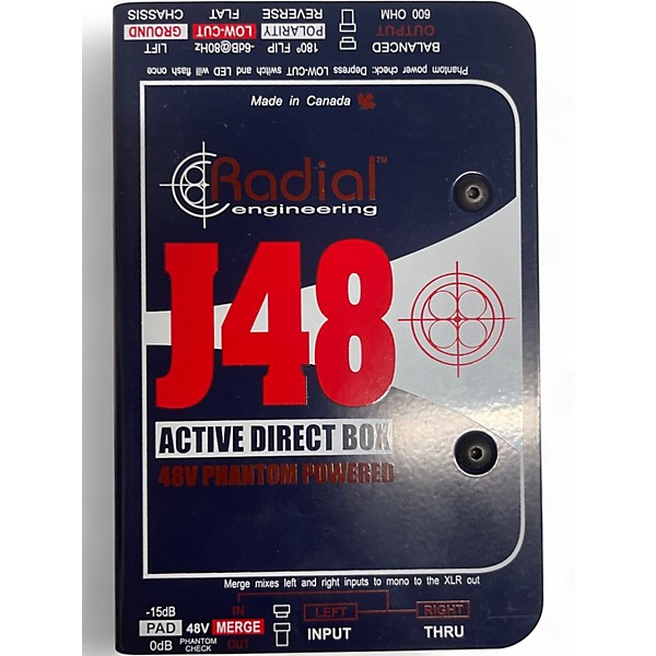 Used Radial Engineering J48 Direct Box