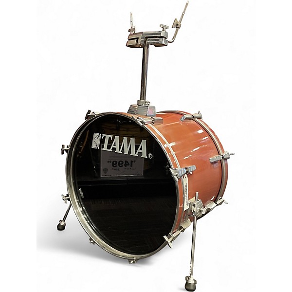 Used Tama  5 Piece ROCKSTAR  Orange to Red Fade  Drum Kit