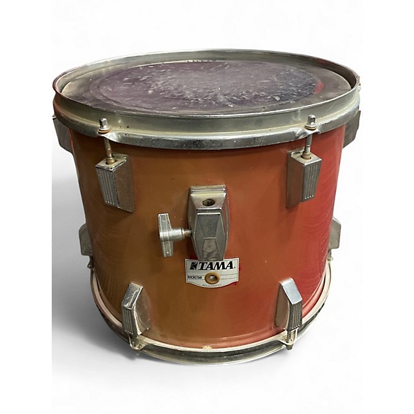 Used Tama  5 Piece ROCKSTAR  Orange to Red Fade  Drum Kit