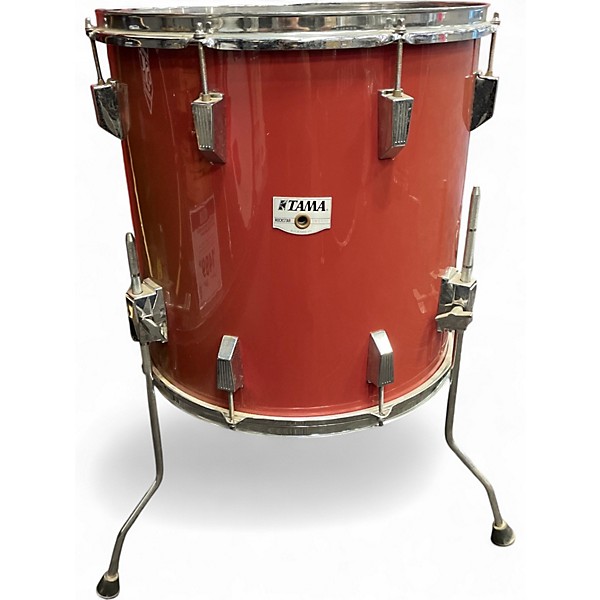 Used Tama  5 Piece ROCKSTAR  Orange to Red Fade  Drum Kit