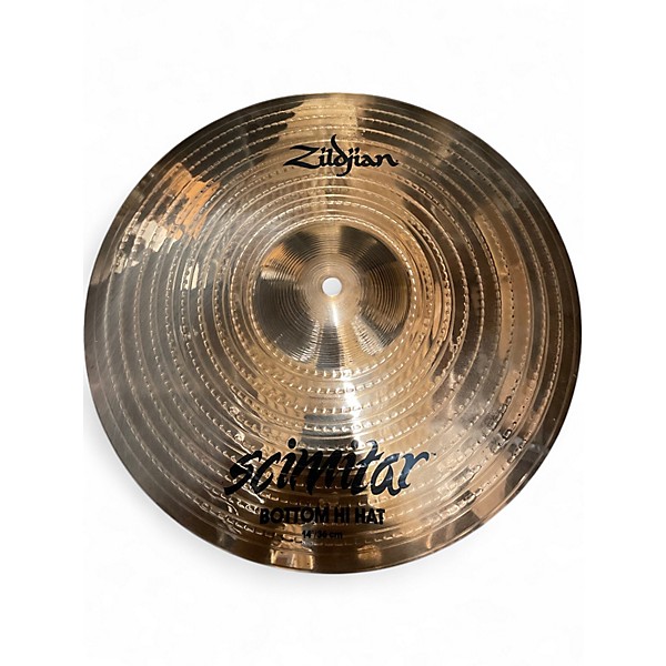 Used Zildjian 14in SCIMITAR HI HAT PAIR Cymbal