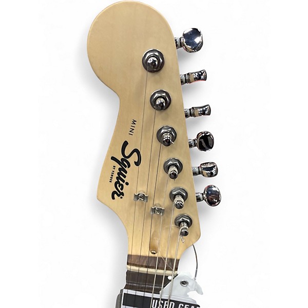 Used Squier Mini Affinity Stratocaster Left Handed Black Electric Guitar